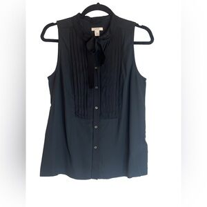 J. Crew Sleeveless Silk Blouse